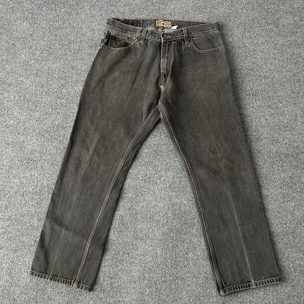 Rocawear‎ Jeans Mens 36x31 Gray Straight Leg Regular Fit Charcoal Denim